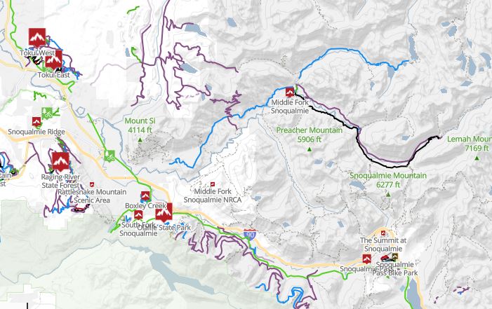 North Bend Mountain Bike Trails